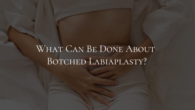 What Can Be Done About Botched Labiaplasty?