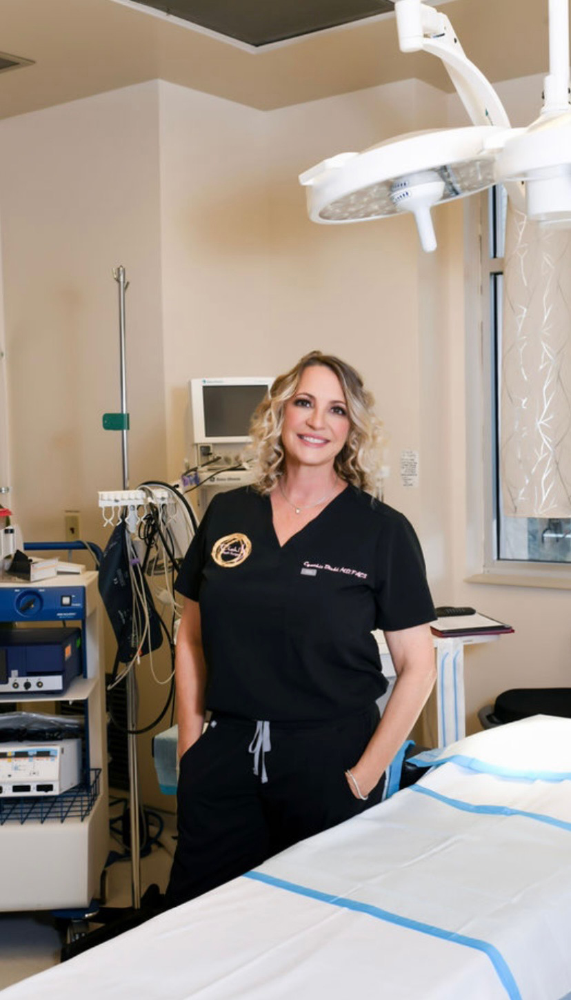 Dr. Cynthia Diehl in the OR