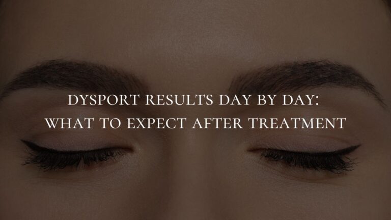 Dysport Results Day by Day What to Expect After Treatment