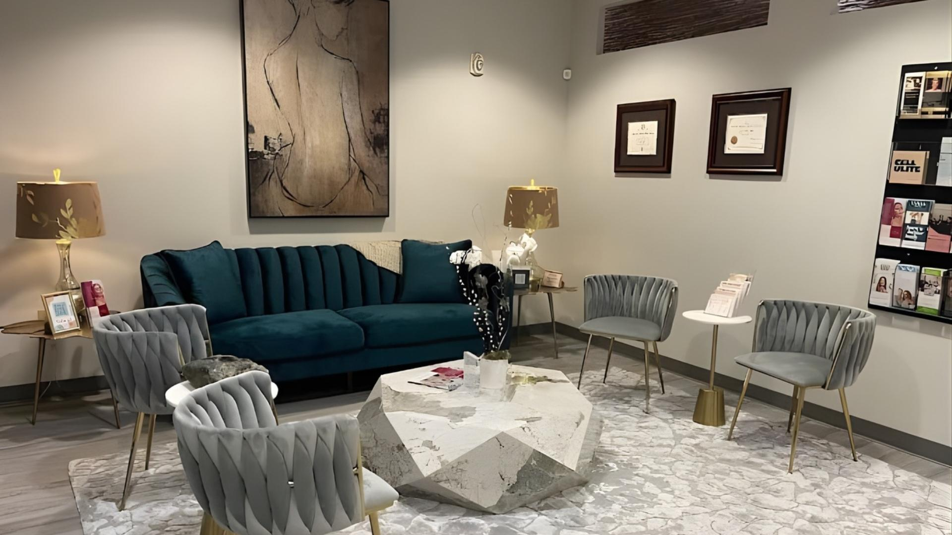 Hall Room of Diehl Plastic Surgery in Raleigh, NC