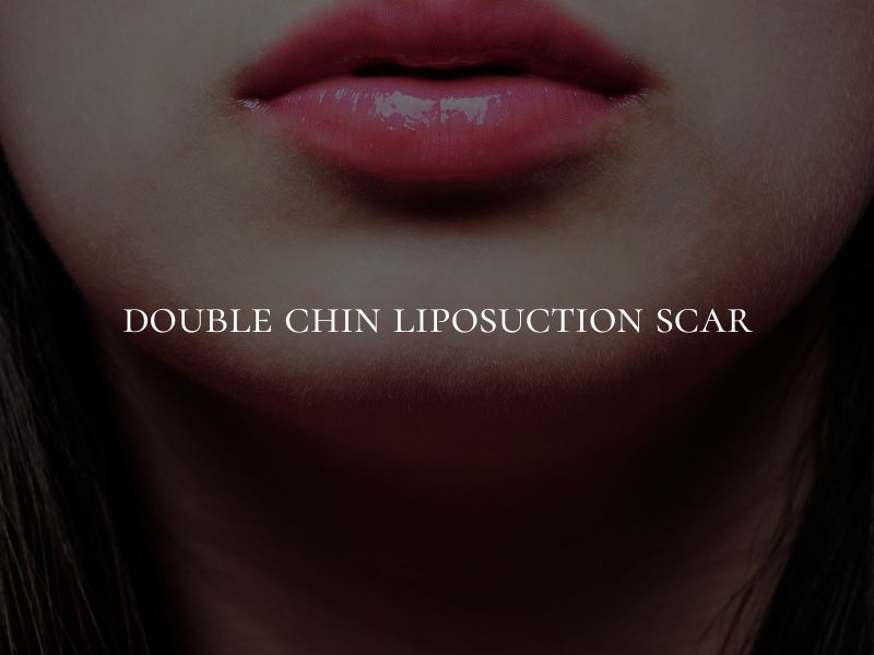 double chin liposuction scar